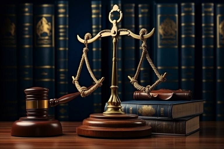 Concept: maritime regulation. Elements: law of the sea, navy ship anchor, judge gavel, wood