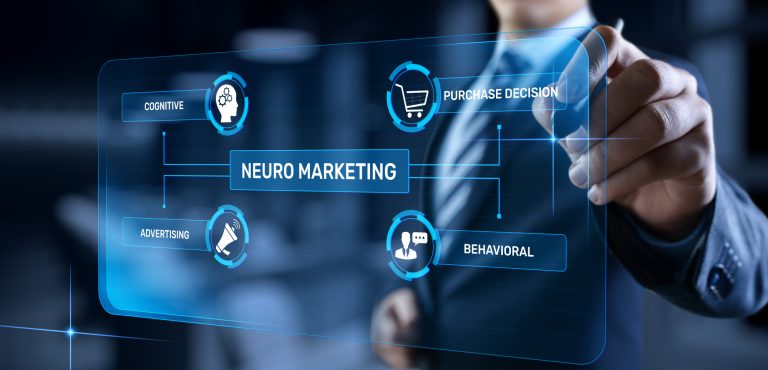 Neuromarketing. Sales and advertising marketing strategy concept