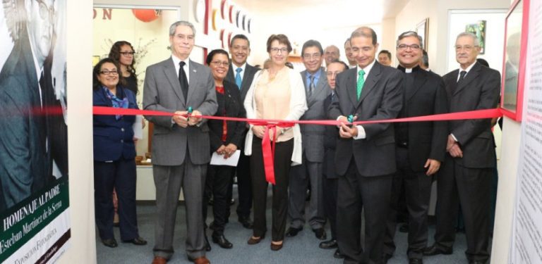 Inauguración del Homenaje al padre Esteban Martínez de la Serna