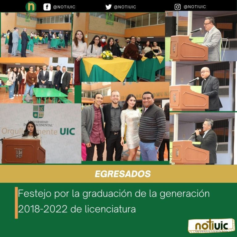 Festejo por la graduación de la generación 2018-2022 de licenciatura