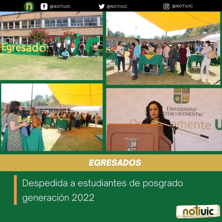 Despedida a estudiantes de posgrado generación 2022