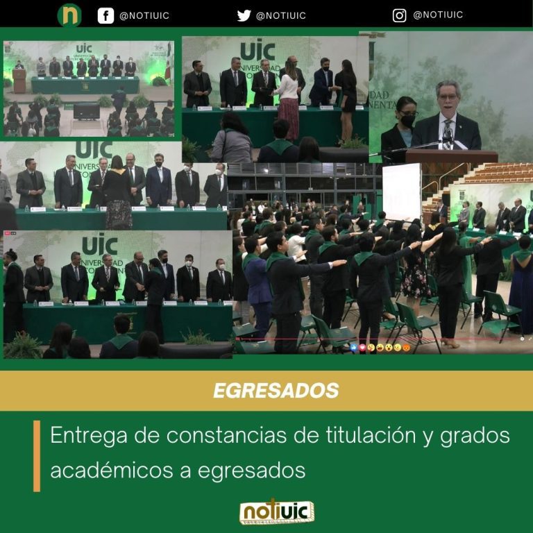 Entrega de constancias de titulación y grados académicos a egresados