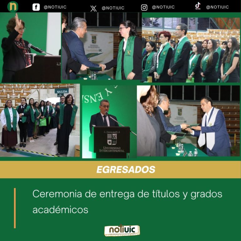 Ceremonia de entrega de títulos y grados académicos