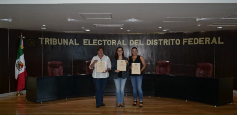 Concluye curso en el Tribunal Electoral